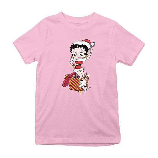 Betty Boop Christmas Box Packed Kids T-Shirt