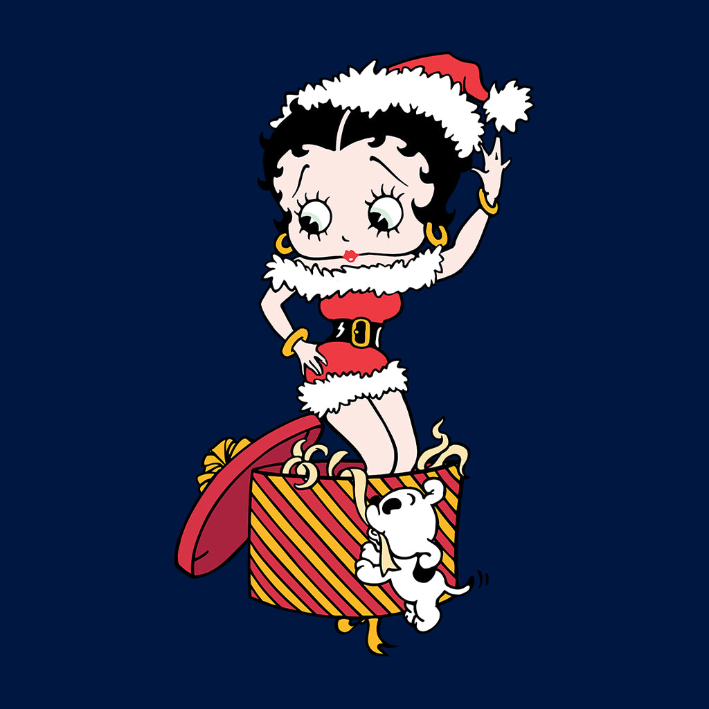 Betty Boop Christmas Box Packed Kids T-Shirt-Betty Boop Shop