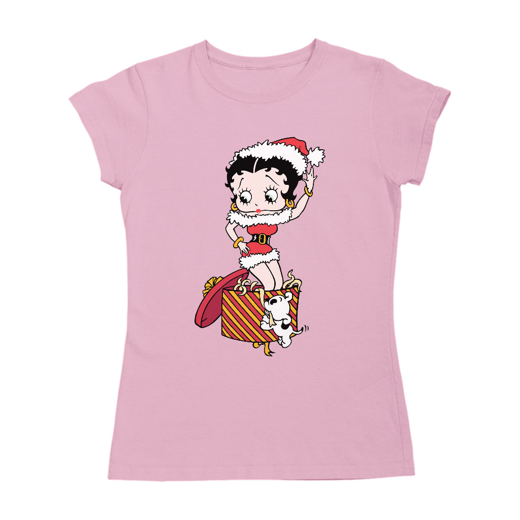 Betty Boop Christmas Box Packed Women's T-Shirt