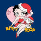 Betty Boop Christmas And Pudgy Heart Women's Hooded Sweatshirt-Betty Boop Shop