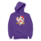 Betty Boop Christmas And Pudgy Heart Women's Hooded Sweatshirt-Betty Boop Shop