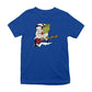 Betty Boop Christmas Coming Down The Chimney Kids T-Shirt-Betty Boop Shop