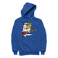 Betty Boop Christmas Coming Down The Chimney Women's Hooded Sweatshirt-Betty Boop Shop