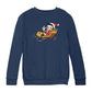 Betty Boop Christmas Sleigh Kids Sweatshirt-Betty Boop Shop