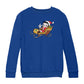 Betty Boop Christmas Sleigh Kids Sweatshirt-Betty Boop Shop