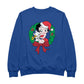 Betty Boop Christmas Pudgy Wreath Men's Sweatshirt-Betty Boop Shop