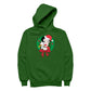 Betty Boop Christmas Pudgy Wreath Women's Hooded Sweatshirt-Betty Boop Shop