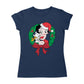Betty Boop Christmas Pudgy Wreath Women's T-Shirt-Betty Boop Shop
