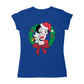 Betty Boop Christmas Pudgy Wreath Women's T-Shirt-Betty Boop Shop