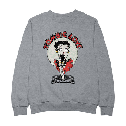 Betty Boop Halloween Zombie Love Men's Sweatshirt