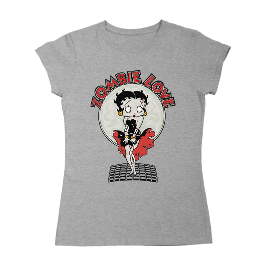 Betty Boop Halloween Zombie Love Women's T-Shirt