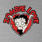 Betty Boop Halloween Heart Zombie Love Kids T-Shirt-Betty Boop Shop