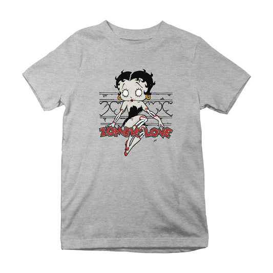 Betty Boop Halloween Scary Zombie Love Kids T-Shirt