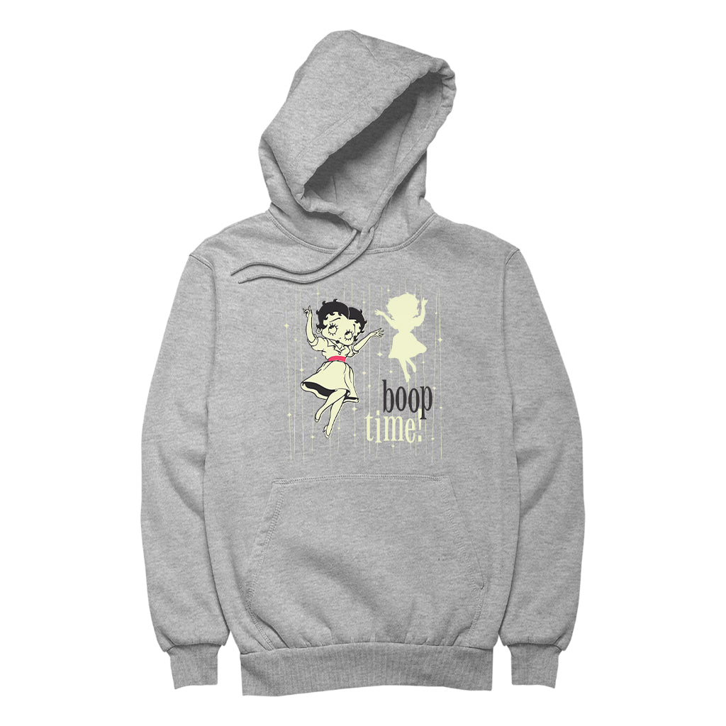 Betty Boop Boop Time 1950's Style Art Women's Hooded Sweatshirt