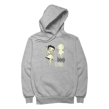 Betty Boop Boop Time 1950's Style Art Women's Hooded Sweatshirt