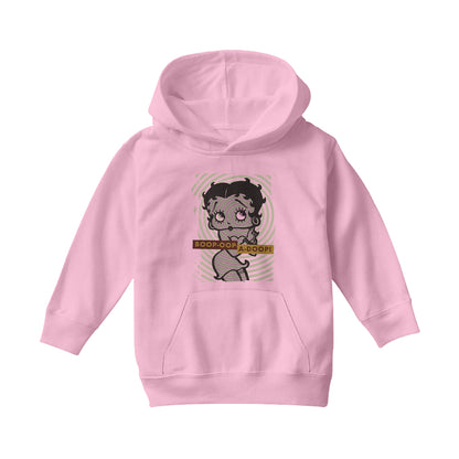Betty Boop Grunge Style Kids Hooded Sweatshirt