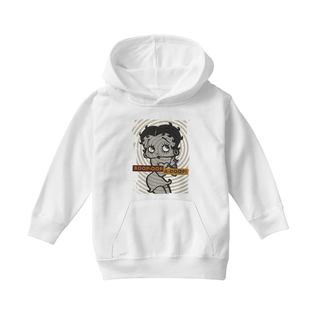 Betty Boop Grunge Style Kids Hooded Sweatshirt-Betty Boop Shop