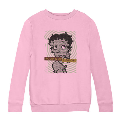 Betty Boop Grunge Style Kids Sweatshirt
