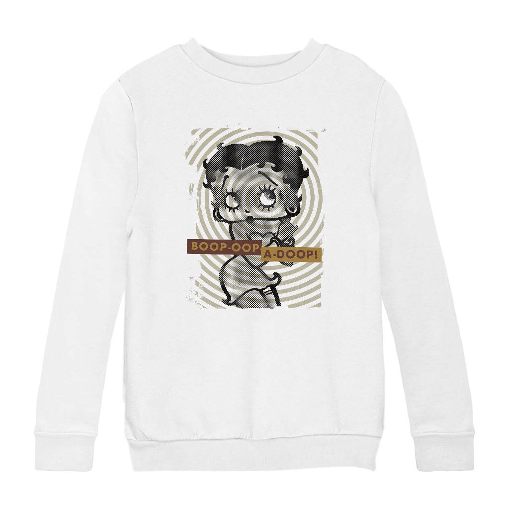 Betty Boop Grunge Style Kids Sweatshirt-Betty Boop Shop