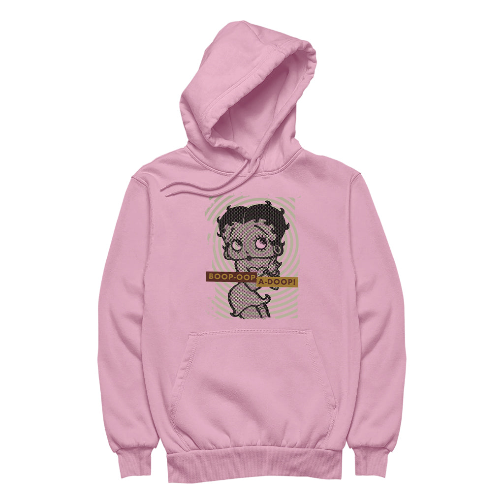 Betty Boop Grunge Style Women's Hooded Sweatshirt-Betty Boop Shop