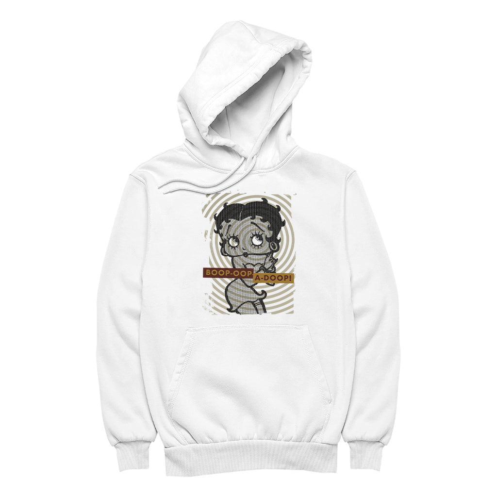 Betty Boop Grunge Style Women's Hooded Sweatshirt