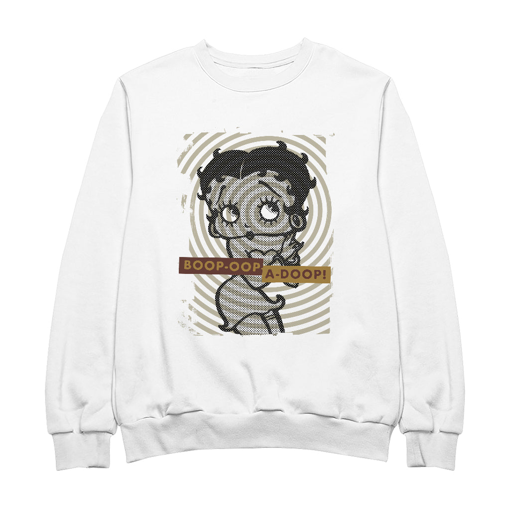 Betty Boop Grunge Style Women's Sweatshirt