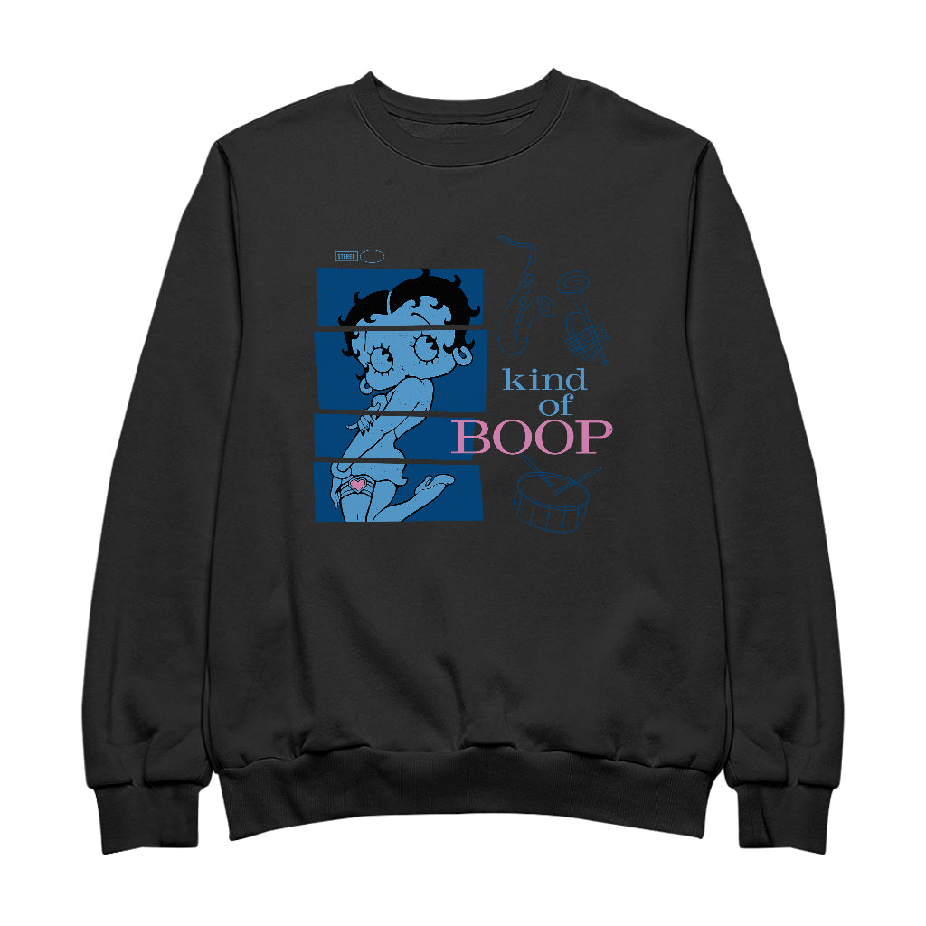 Betty Boop Jazz Album Parody Men's Sweatshirt
