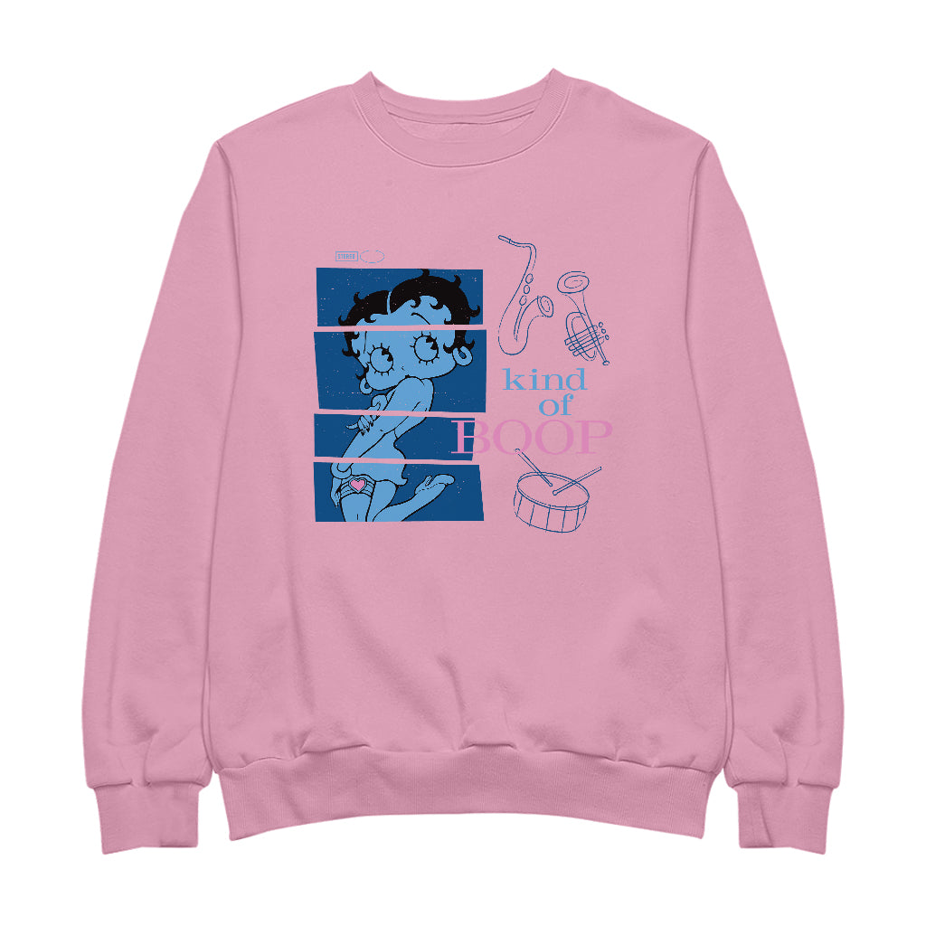 Betty Boop Jazz Album Parody Men's Sweatshirt-Betty Boop Shop