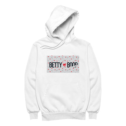 Betty Boop Heart Pattern These Lips Don't Lie! Women's Hooded Sweatshirt
