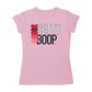 Betty Boop Hearts Pattern Text Women's T-Shirt-Betty Boop Shop