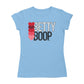 Betty Boop Hearts Pattern Text Women's T-Shirt-Betty Boop Shop