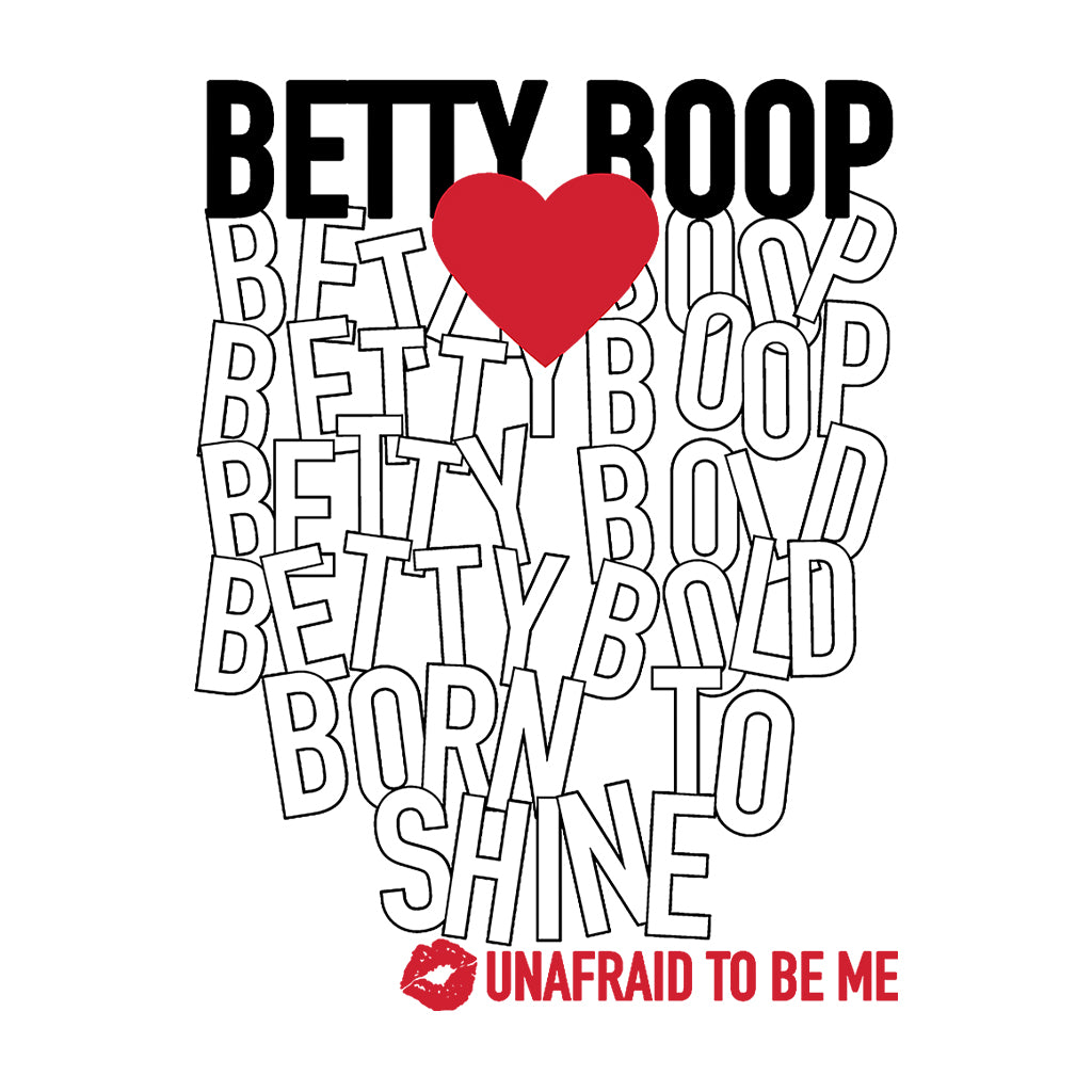 Betty Boop Bold Born To Shine Women's Hooded Sweatshirt-Betty Boop Shop
