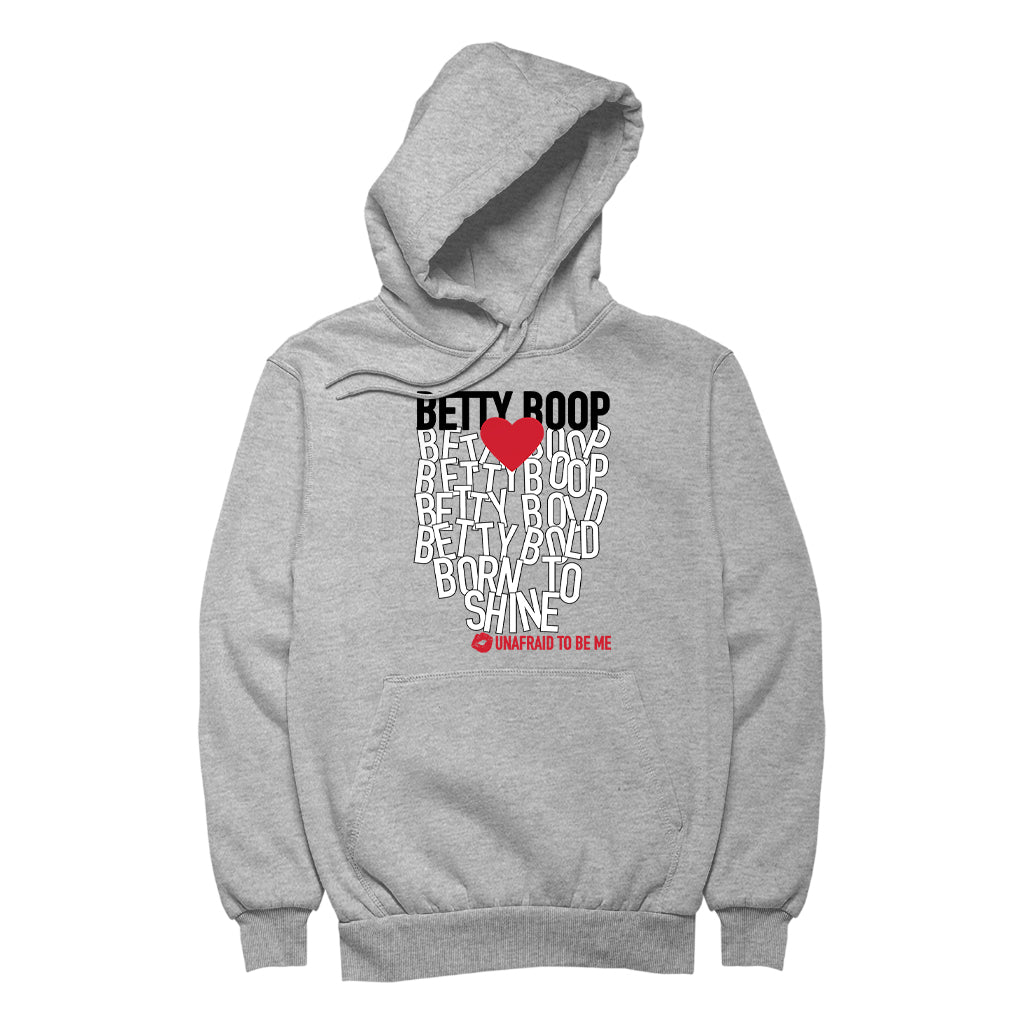 Betty Boop Bold Born To Shine Women's Hooded Sweatshirt
