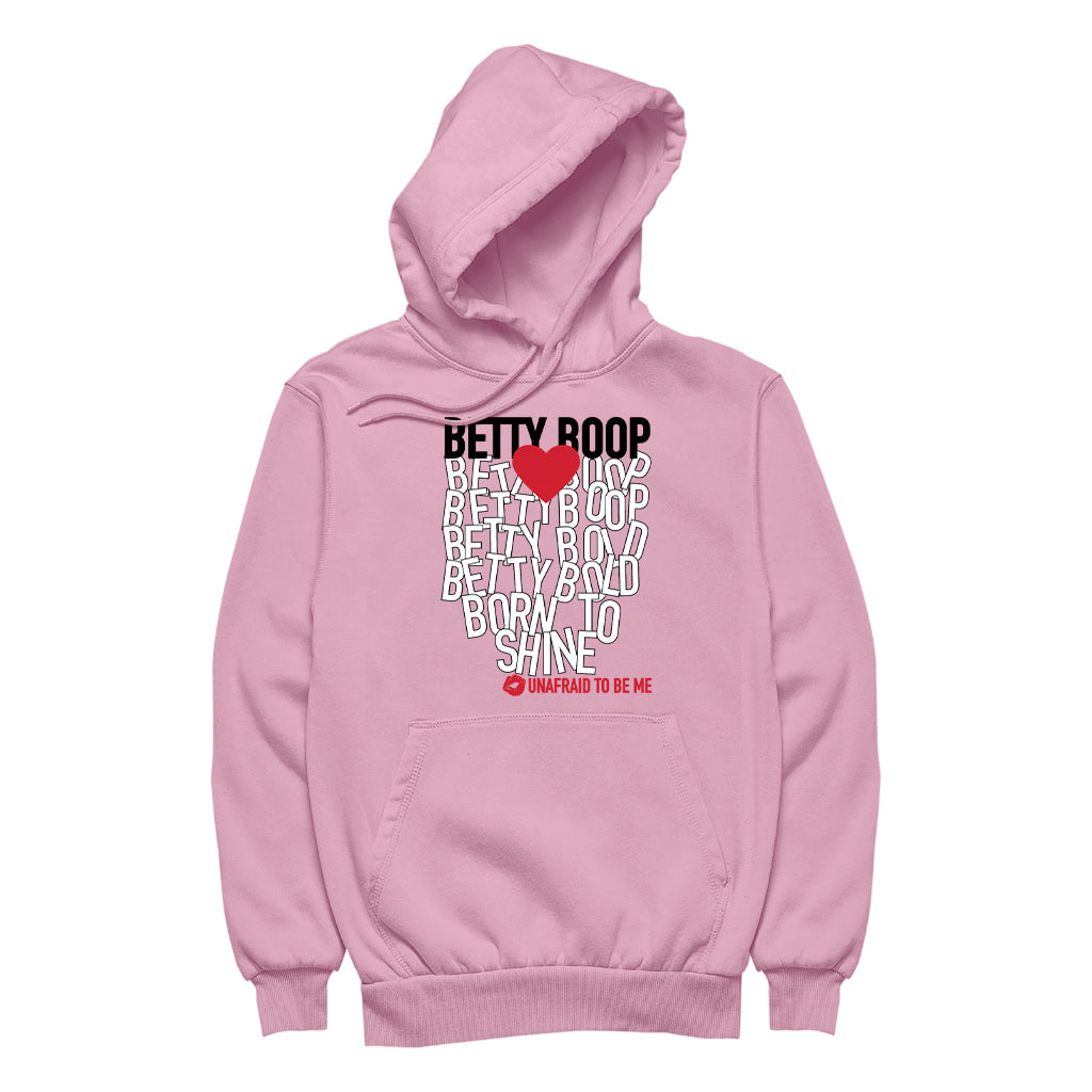 Betty Boop Bold Born To Shine Women's Hooded Sweatshirt-Betty Boop Shop