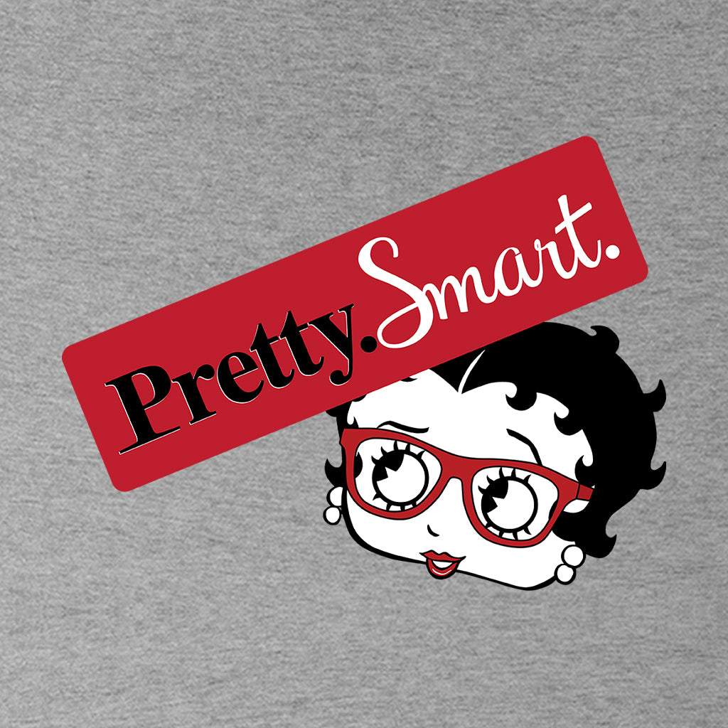 Betty Boop Glasses Pretty. Smart. Women's Hooded Sweatshirt-Betty Boop Shop