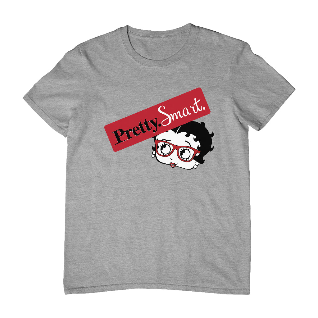 Betty Boop Glasses Pretty. Smart. Men's T-Shirt
