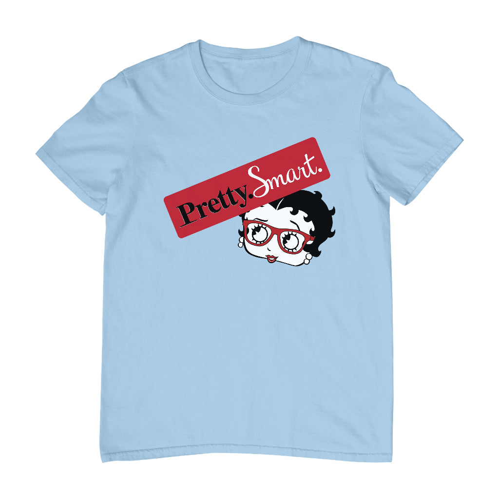 Betty Boop Glasses Pretty. Smart. Men's T-Shirt-Betty Boop Shop