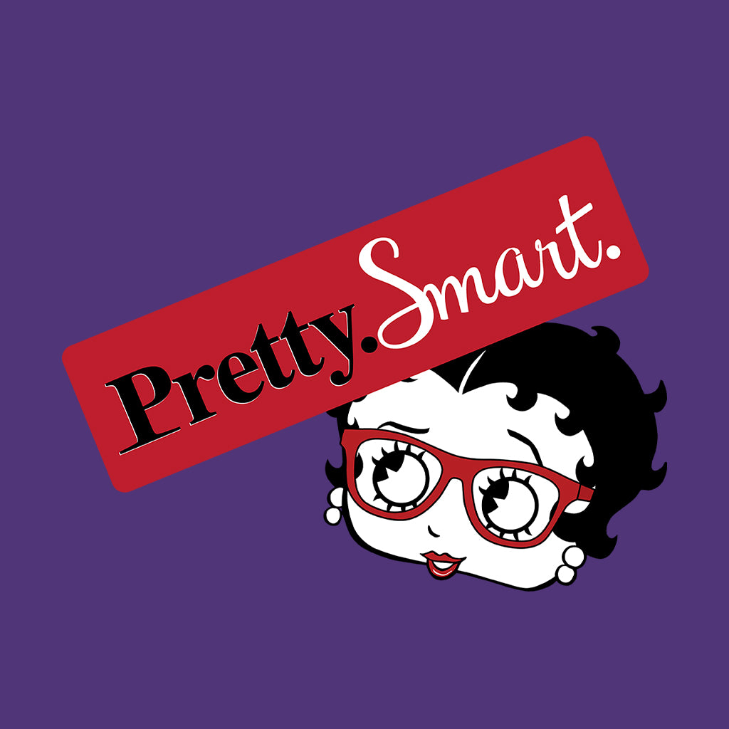 Betty Boop Glasses Pretty. Smart. Women's Hooded Sweatshirt-Betty Boop Shop