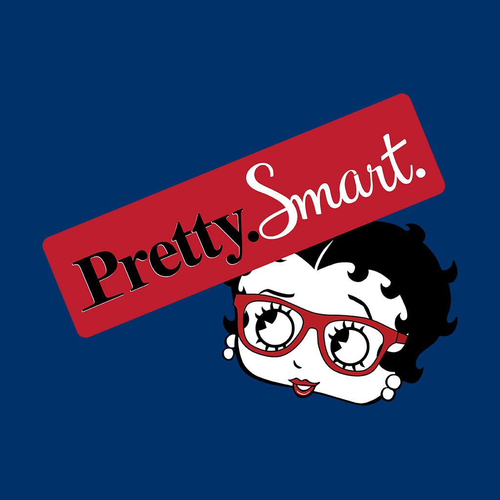 Betty Boop Glasses Pretty. Smart. Women's Hooded Sweatshirt-Betty Boop Shop