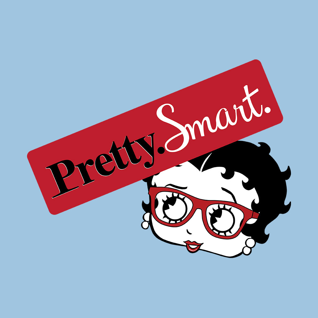Betty Boop Glasses Pretty. Smart. Women's Hooded Sweatshirt-Betty Boop Shop