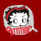 Betty Boop Lipstick Attitude Women's Hooded Sweatshirt-Betty Boop Shop