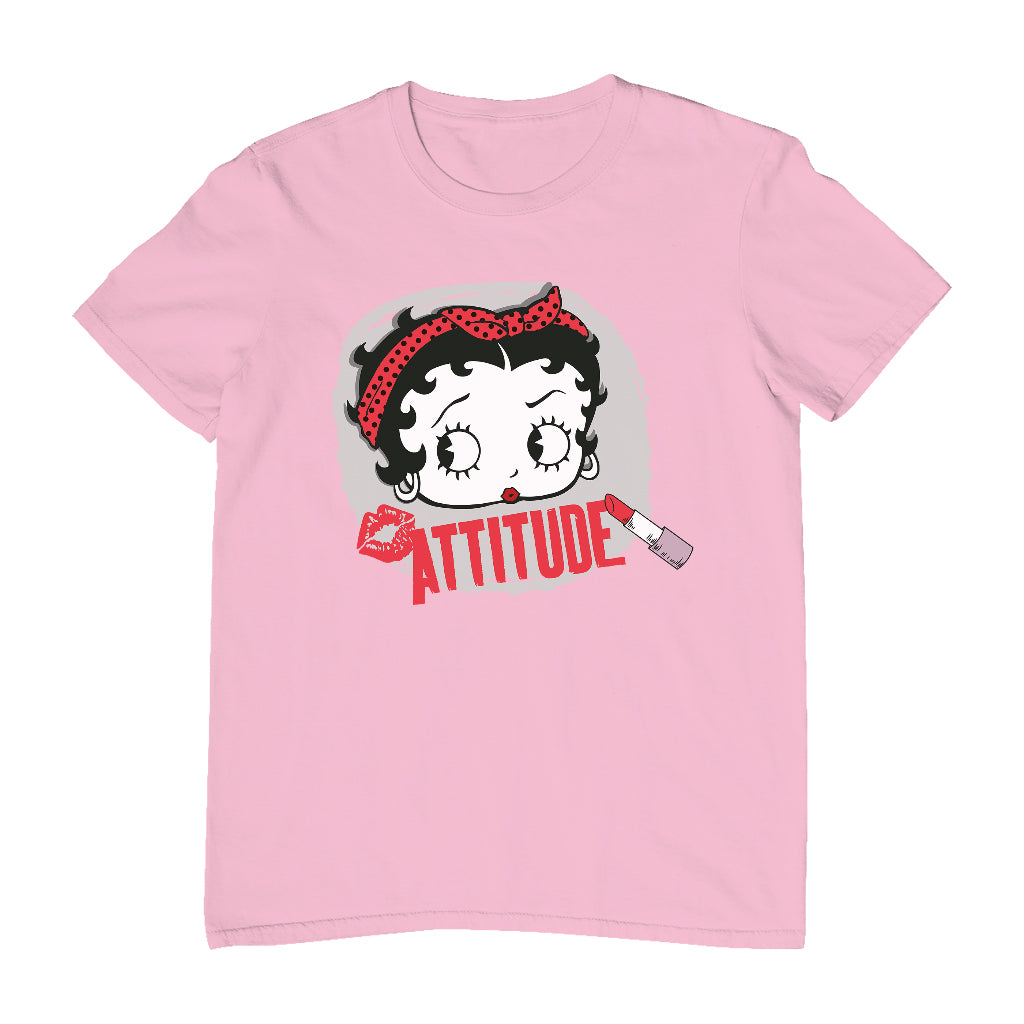 Betty Boop Lipstick Attitude Men's T-Shirt-Betty Boop Shop