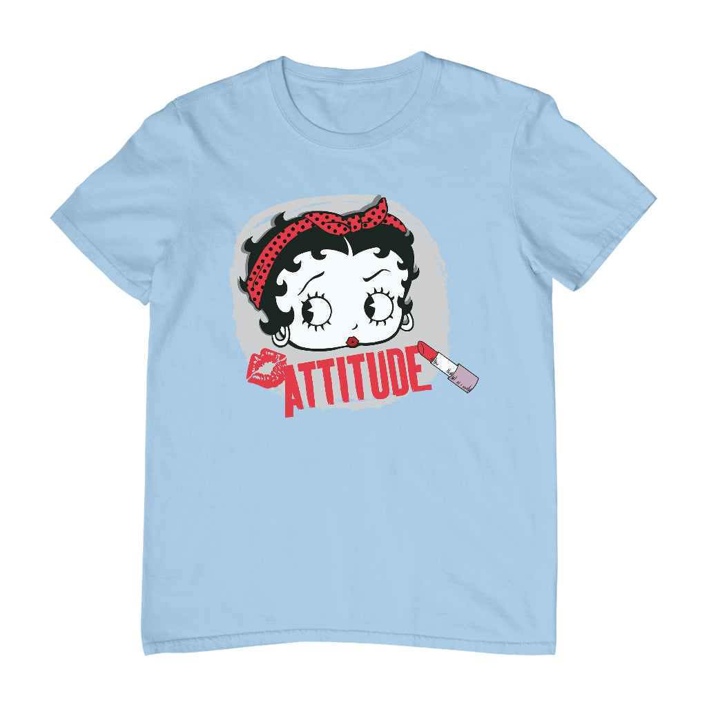 Betty Boop Lipstick Attitude Men's T-Shirt-Betty Boop Shop
