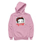 Betty Boop Lipstick Attitude Women's Hooded Sweatshirt-Betty Boop Shop