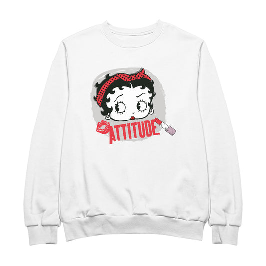 Betty Boop Lipstick Attitude Women's Sweatshirt