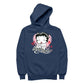 Betty Boop Love Key Hearts Women's Hooded Sweatshirt-Betty Boop Shop