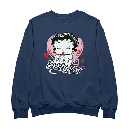Betty Boop Love Key Hearts Women's Sweatshirt