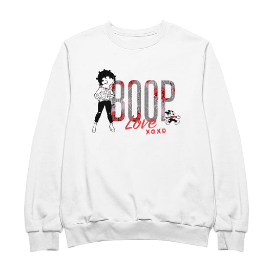 Betty Boop Love XOXO Bimbo Women's Sweatshirt