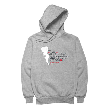Betty Boop I Am Just Fabulous Women's Hooded Sweatshirt