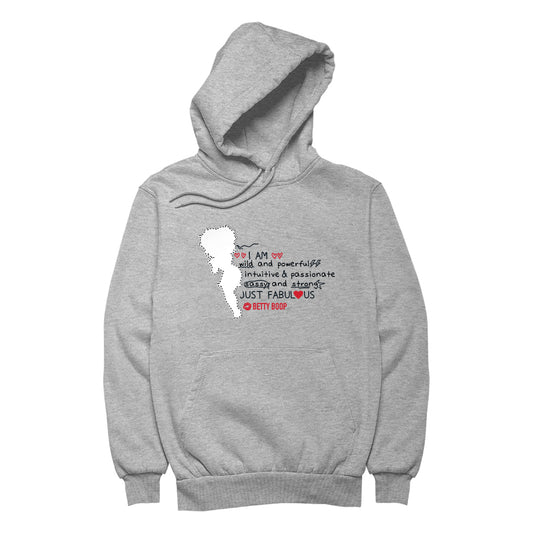 Betty Boop I Am Just Fabulous Women's Hooded Sweatshirt